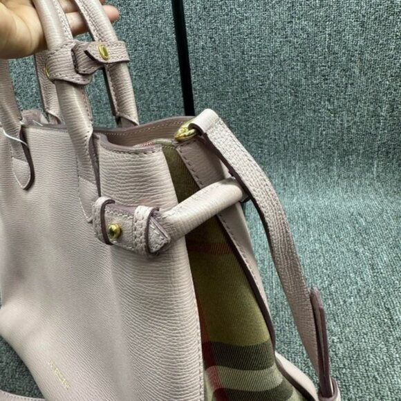 Burberry Banner Leather Satchel Bag 236-122824 - Picture 8 of 16